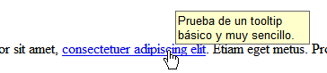 Nuevo aspecto del tooltip